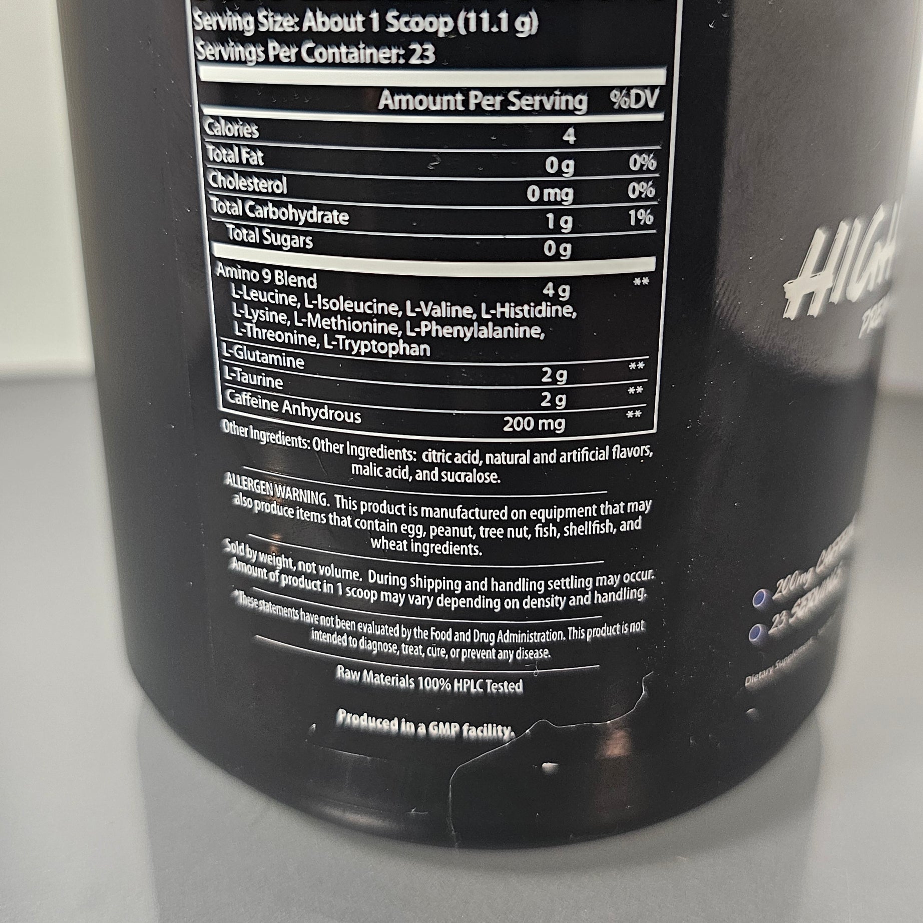 High Octane Premium Workout Fuel